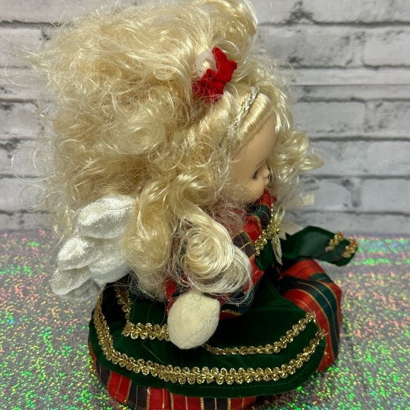 Bean Angel Collectibles CHRISTMAS LOVE 12 IN Doll Vintage 2000 Bean Bag with Tag - Picture 7 of 16